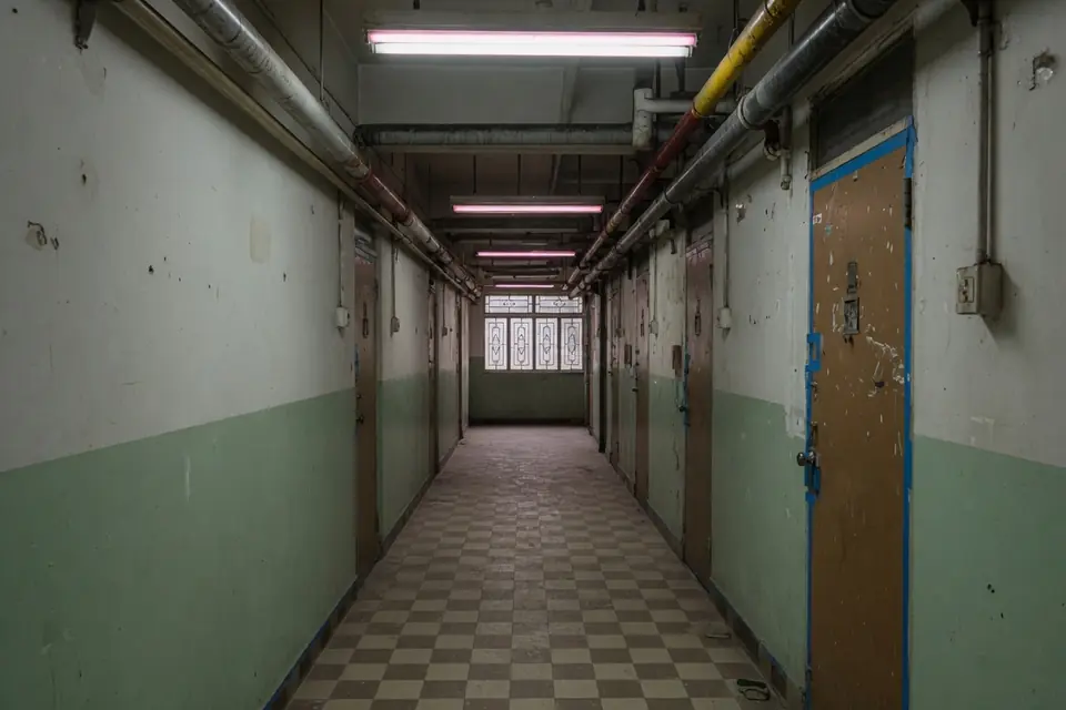 觀塘工業大廈走廊環境